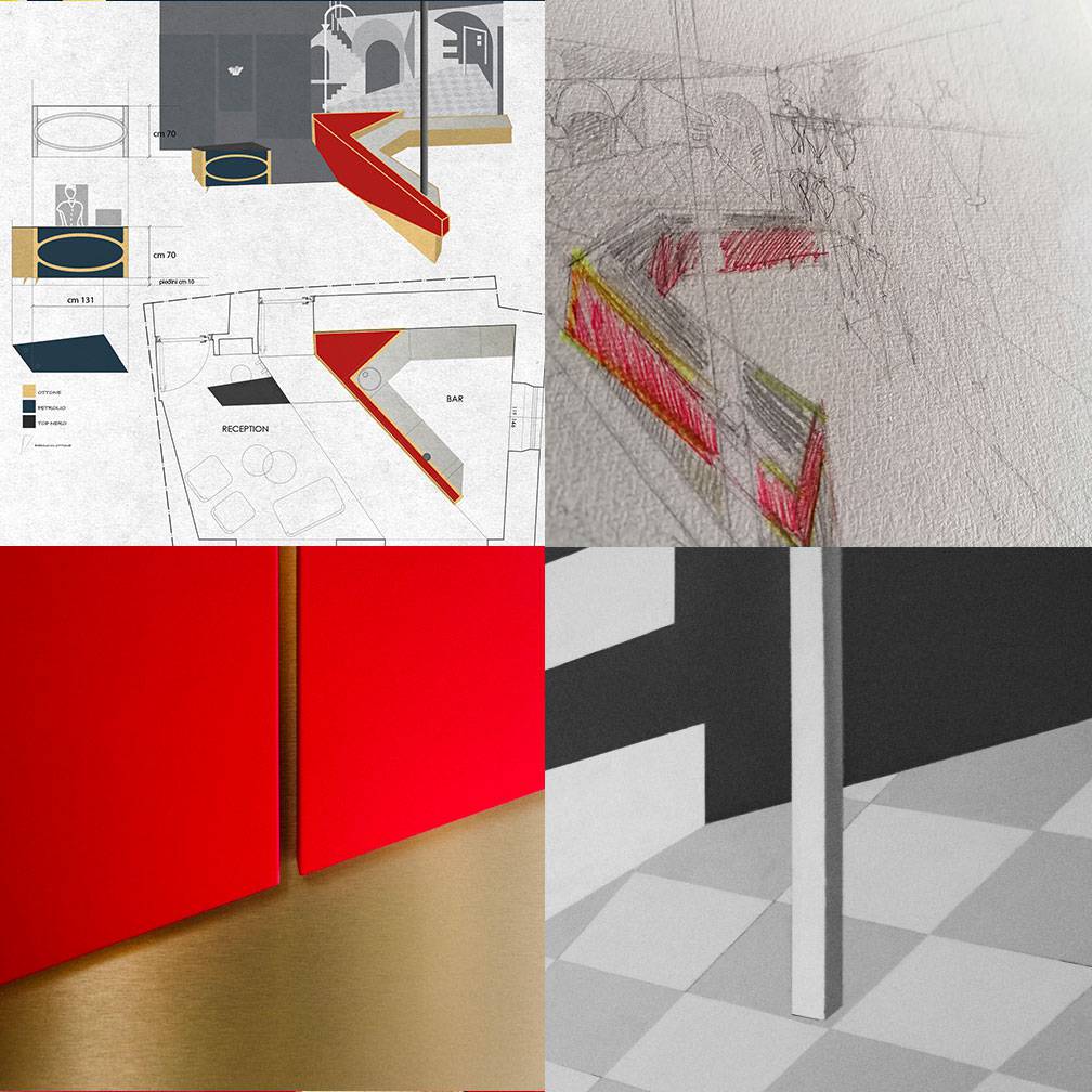bancone-rosso-progetto bancone-rosso-progetto